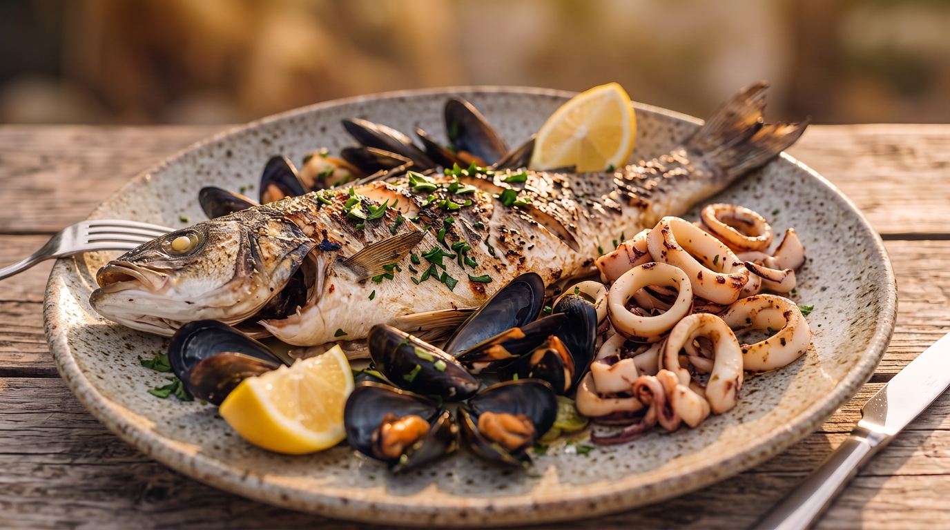 Fisch und Meeresfrüchte